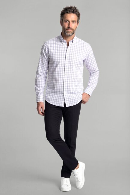 Uzun Kol Paşa Yaka Cepsiz Gri - 3