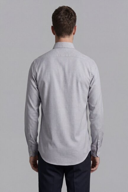 Bisse Studio Erkek Regular Fit Uzun Kollu Taş Cepsiz Gömlek - 2