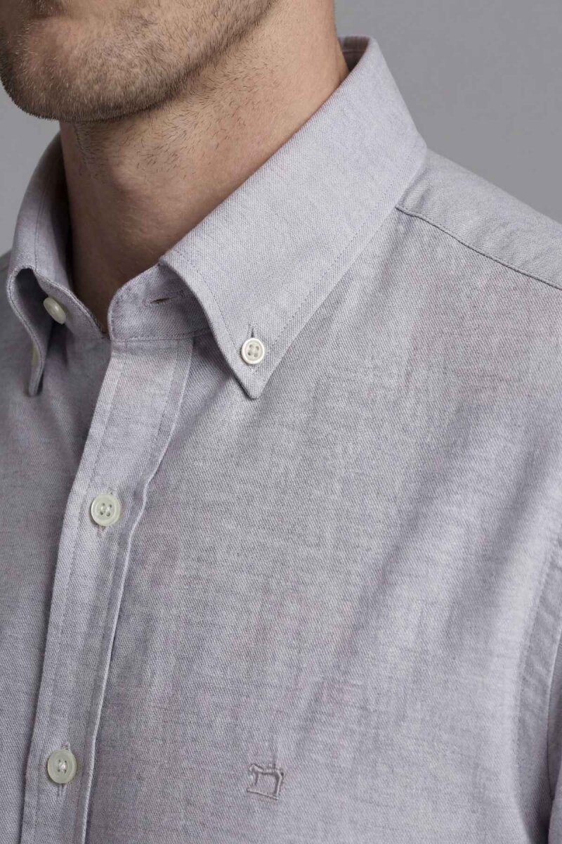 Bisse Studio Erkek Regular Fit Uzun Kollu Taş Cepsiz Gömlek - 4