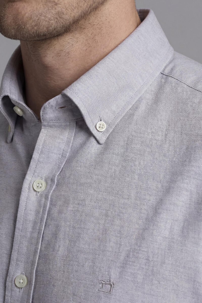 Bisse Studio Erkek Regular Fit Uzun Kollu Taş Cepsiz Gömlek - 3