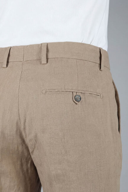 Vizon Keten Viskon Karışımlı 5 Cepli Spor Erkek Pantolon - 4