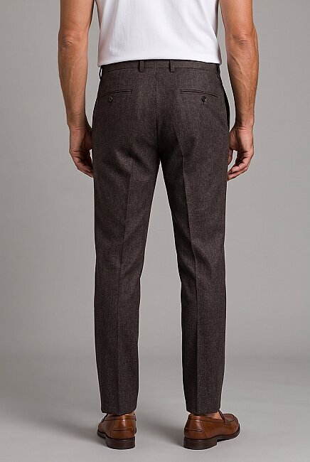 Vizon Regular Fit Modern Yün Klasik Flanel Pantolon (1)