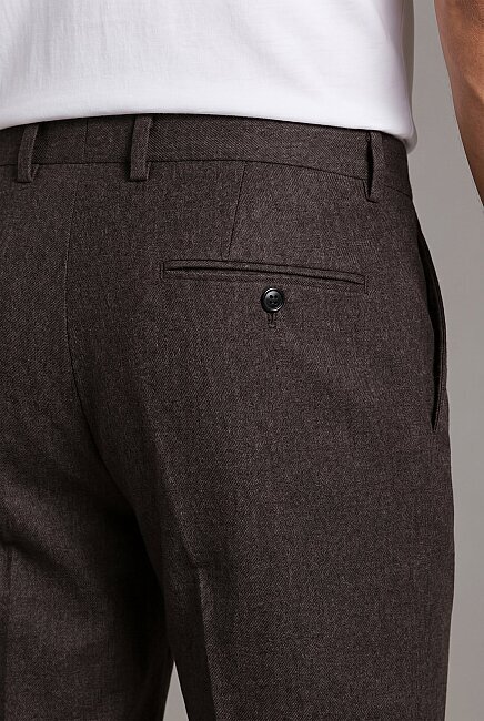 Vizon Regular Fit Modern Yün Klasik Flanel Pantolon (2)