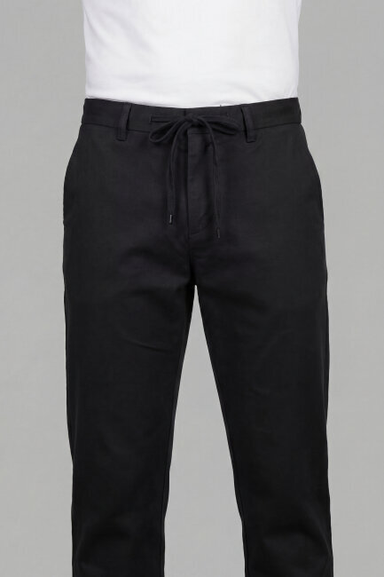 Yeşil Doğal Pamuk Lastikli Jagger Pantolon - 1