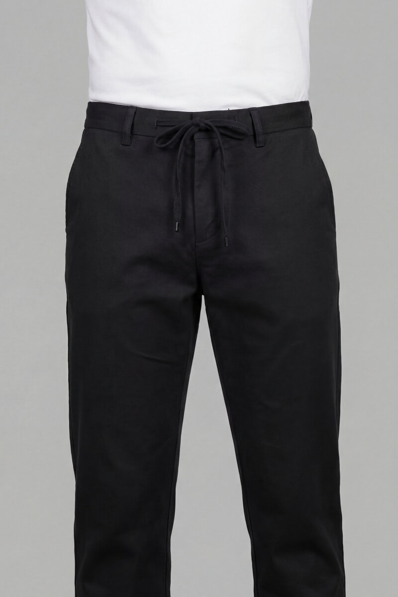 Yeşil Doğal Pamuk Lastikli Jagger Pantolon - 1