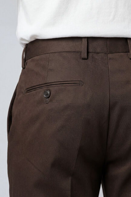 Yeşil Doğal Pamuk Pilesiz Spor Pantolon - 3