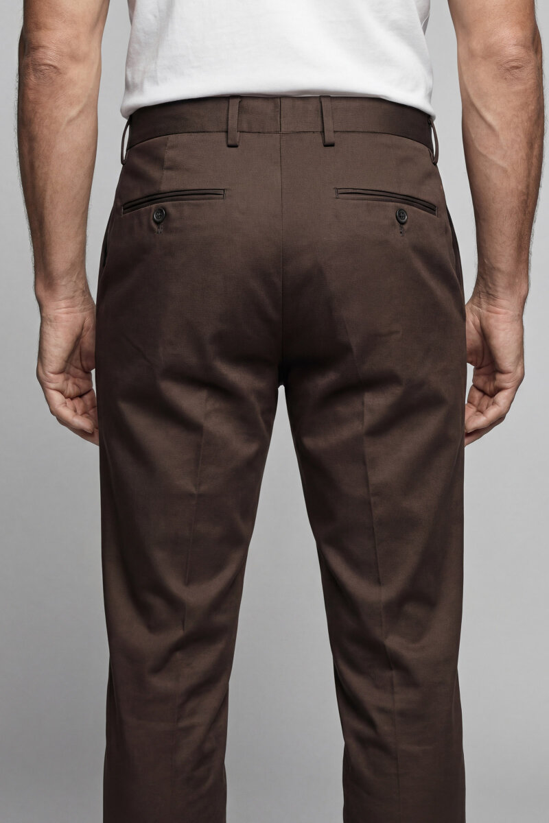 Yeşil Doğal Pamuk Pilesiz Spor Pantolon - 2